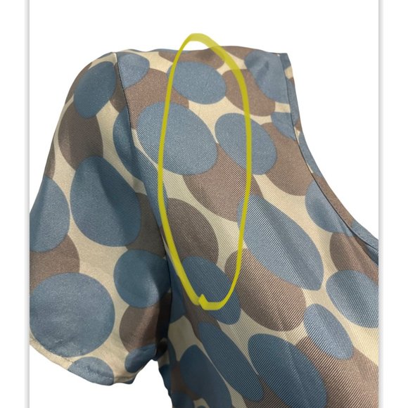 📚 Boden • 100% Silk Peplum Short Sleeve Top #WA270-  Size 8 - Picture 3 of 8